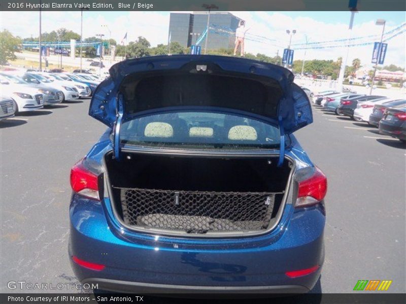 Blue / Beige 2016 Hyundai Elantra Value Edition