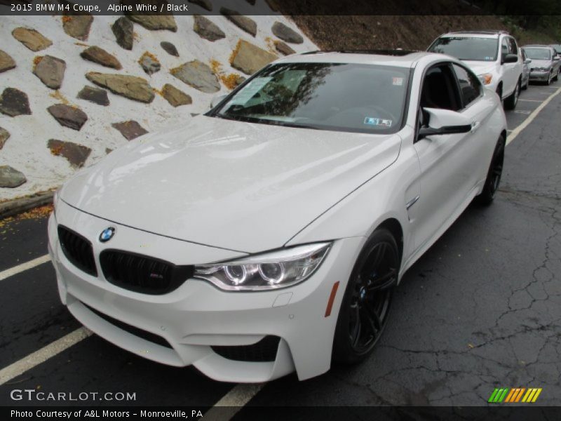 Alpine White / Black 2015 BMW M4 Coupe