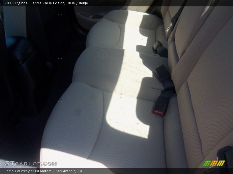 Blue / Beige 2016 Hyundai Elantra Value Edition