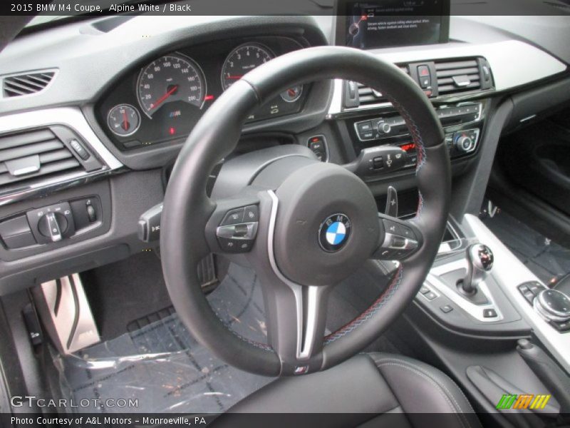 Alpine White / Black 2015 BMW M4 Coupe