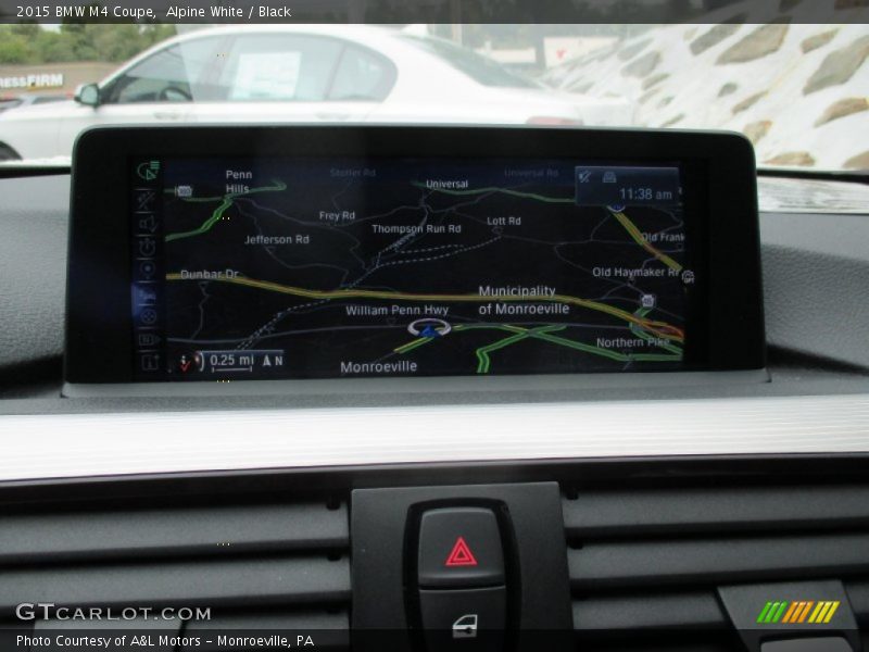 Alpine White / Black 2015 BMW M4 Coupe