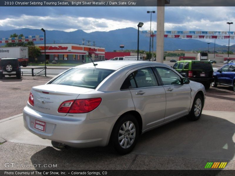 Bright Silver Metallic / Dark Slate Gray 2010 Chrysler Sebring Touring Sedan