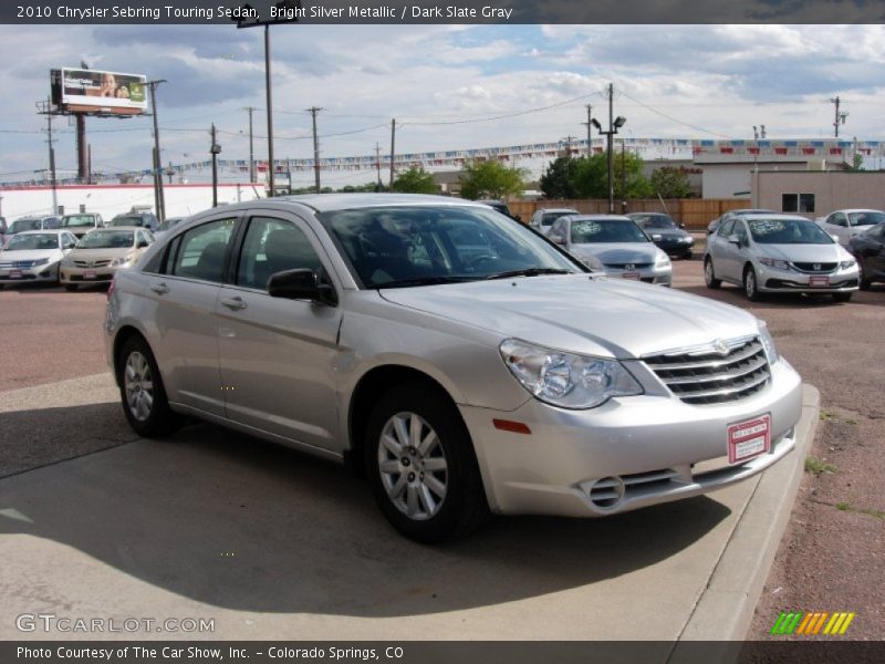 Bright Silver Metallic / Dark Slate Gray 2010 Chrysler Sebring Touring Sedan