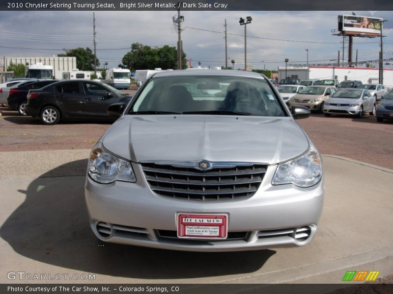 Bright Silver Metallic / Dark Slate Gray 2010 Chrysler Sebring Touring Sedan