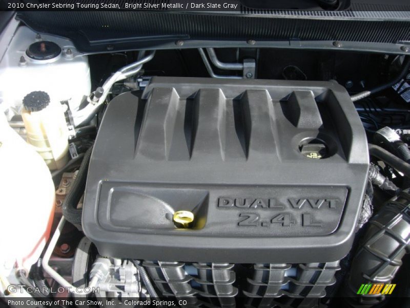 Bright Silver Metallic / Dark Slate Gray 2010 Chrysler Sebring Touring Sedan