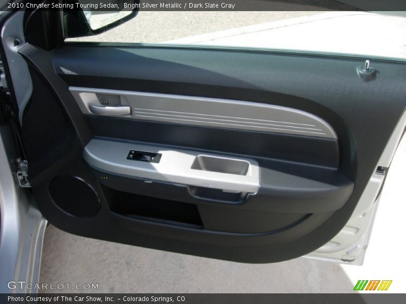 Bright Silver Metallic / Dark Slate Gray 2010 Chrysler Sebring Touring Sedan