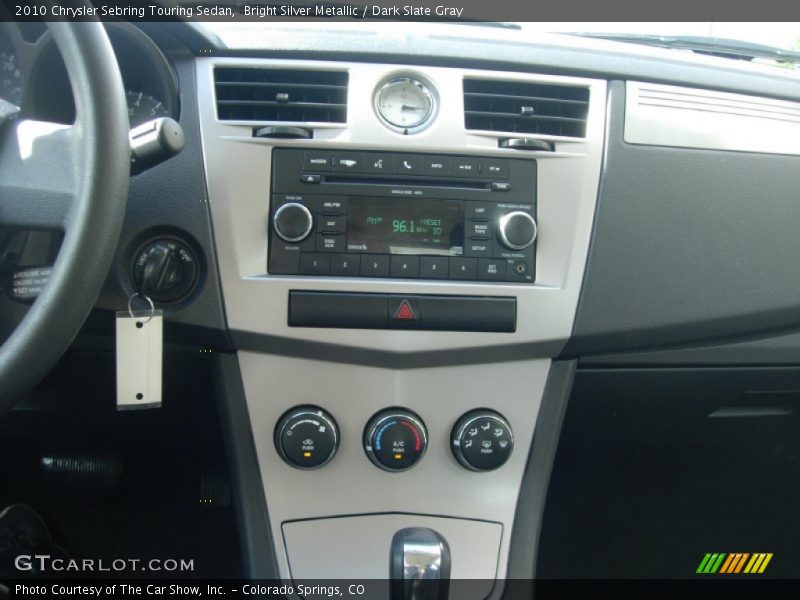 Bright Silver Metallic / Dark Slate Gray 2010 Chrysler Sebring Touring Sedan