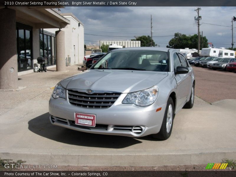Bright Silver Metallic / Dark Slate Gray 2010 Chrysler Sebring Touring Sedan