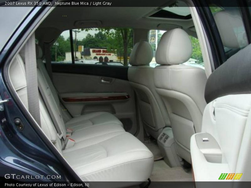 Neptune Blue Mica / Light Gray 2007 Lexus RX 350 AWD