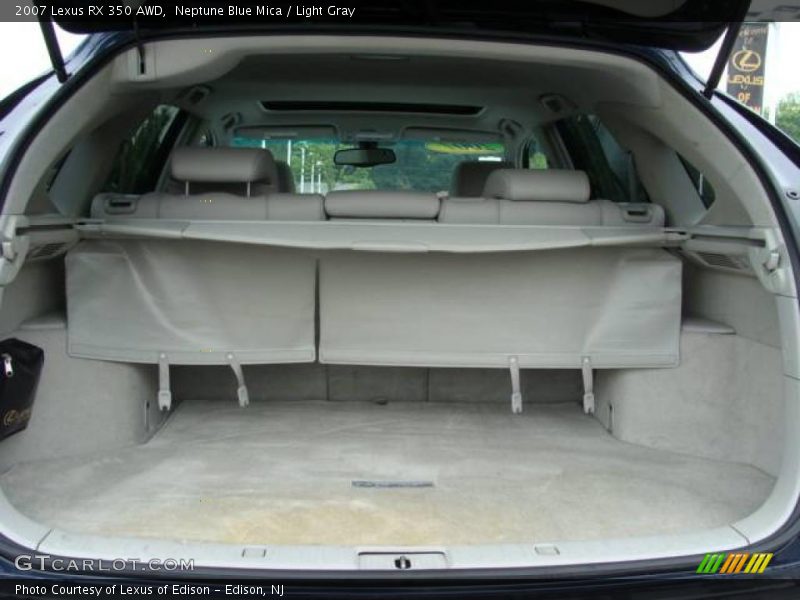 Neptune Blue Mica / Light Gray 2007 Lexus RX 350 AWD