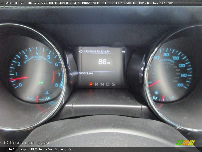 Ruby Red Metallic / California Special Ebony Black/Miko Suede 2016 Ford Mustang GT/CS California Special Coupe