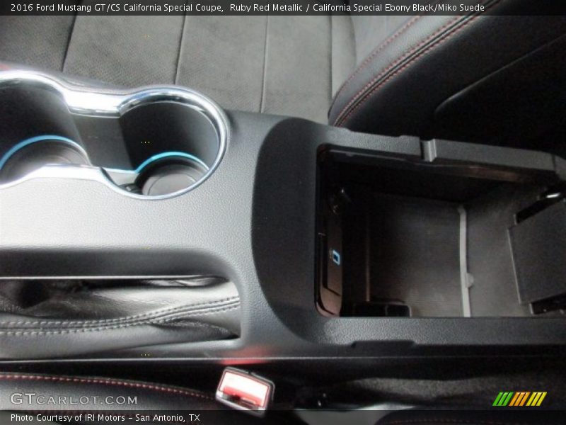 Ruby Red Metallic / California Special Ebony Black/Miko Suede 2016 Ford Mustang GT/CS California Special Coupe