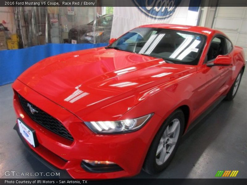 Race Red / Ebony 2016 Ford Mustang V6 Coupe