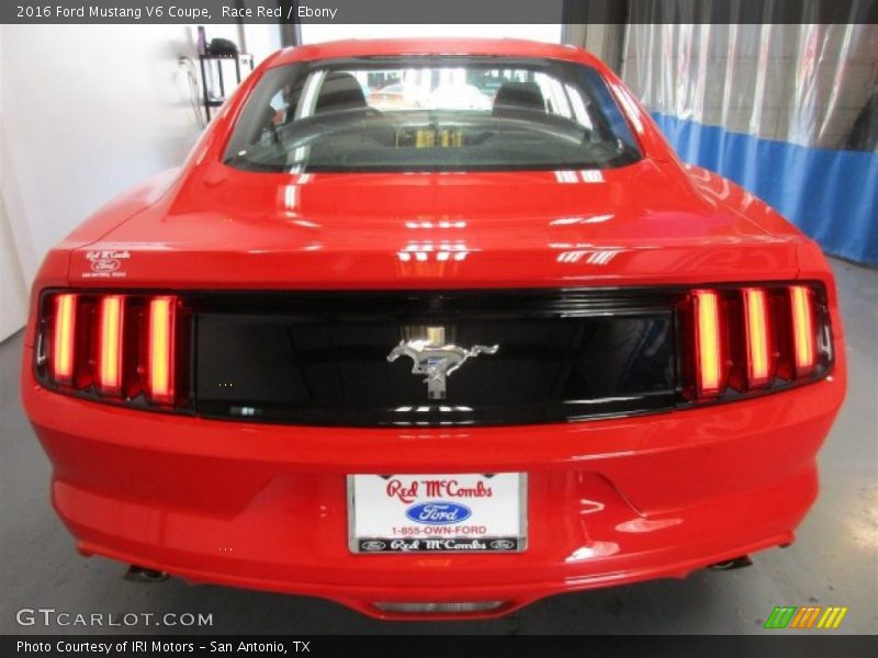 Race Red / Ebony 2016 Ford Mustang V6 Coupe