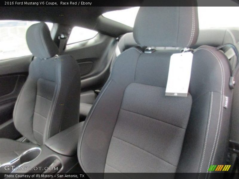 Front Seat of 2016 Mustang V6 Coupe