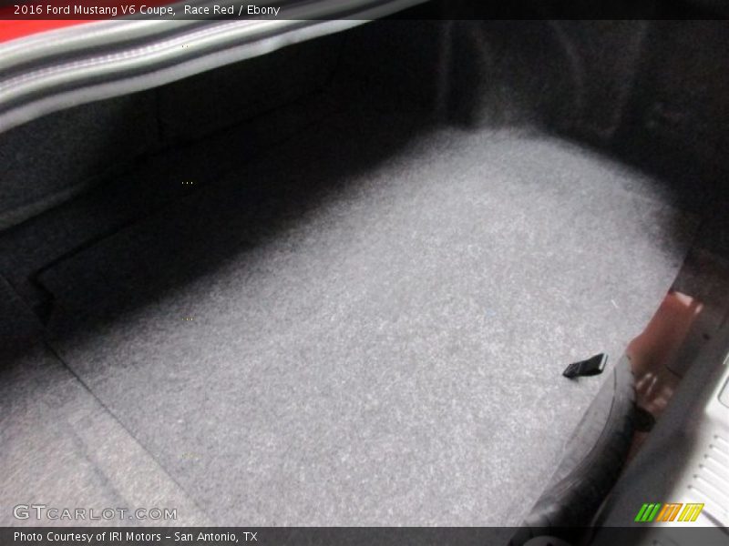  2016 Mustang V6 Coupe Trunk