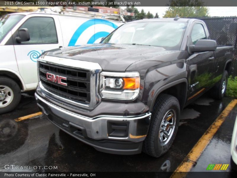 Iridium Metallic / Jet Black/Dark Ash 2015 GMC Sierra 1500 Regular Cab 4x4