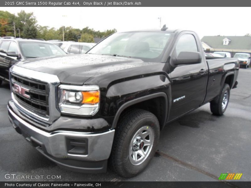 Onyx Black / Jet Black/Dark Ash 2015 GMC Sierra 1500 Regular Cab 4x4