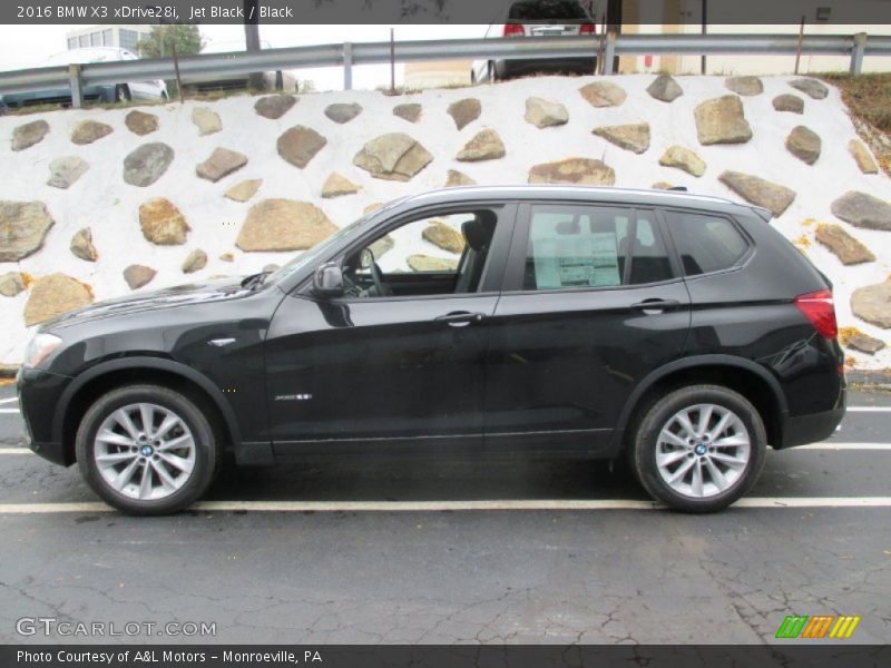 Jet Black / Black 2016 BMW X3 xDrive28i