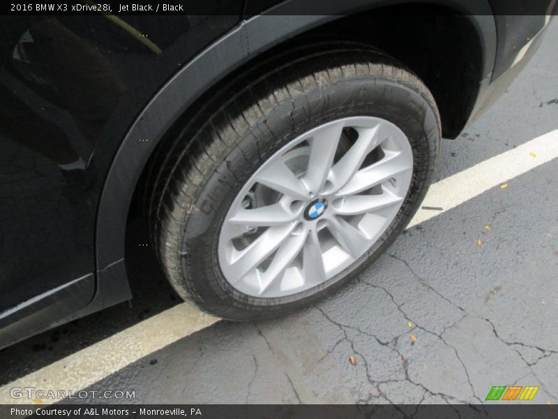 Jet Black / Black 2016 BMW X3 xDrive28i