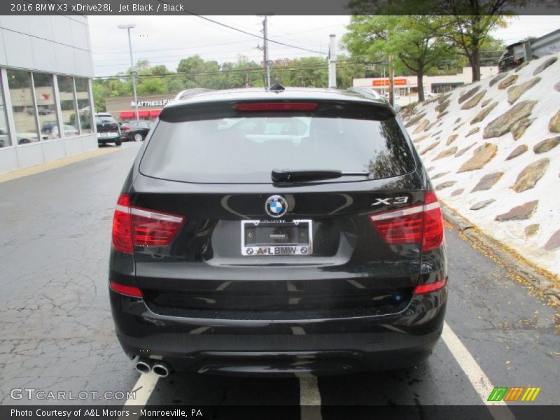 Jet Black / Black 2016 BMW X3 xDrive28i