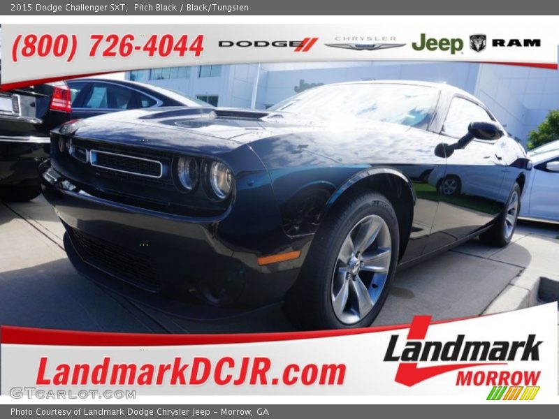 Pitch Black / Black/Tungsten 2015 Dodge Challenger SXT