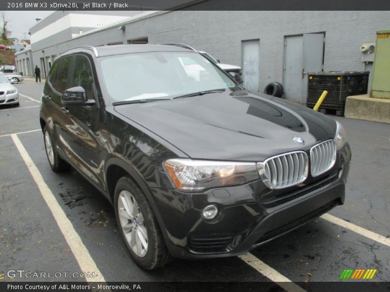 Jet Black / Black 2016 BMW X3 xDrive28i