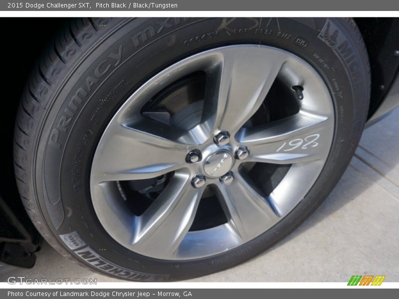 Pitch Black / Black/Tungsten 2015 Dodge Challenger SXT
