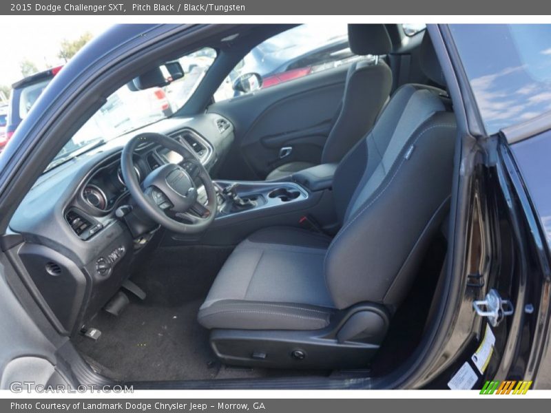 Pitch Black / Black/Tungsten 2015 Dodge Challenger SXT