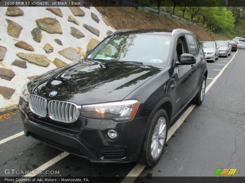 Jet Black / Black 2016 BMW X3 xDrive28i
