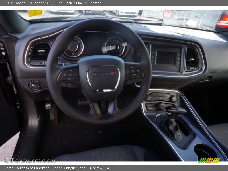 Pitch Black / Black/Tungsten 2015 Dodge Challenger SXT