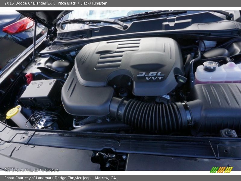 Pitch Black / Black/Tungsten 2015 Dodge Challenger SXT
