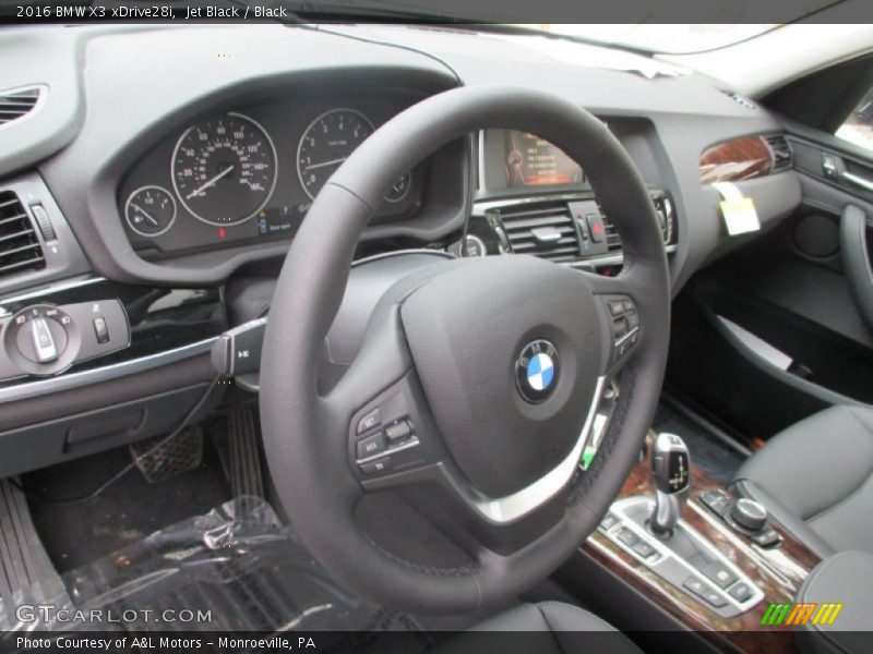 Jet Black / Black 2016 BMW X3 xDrive28i