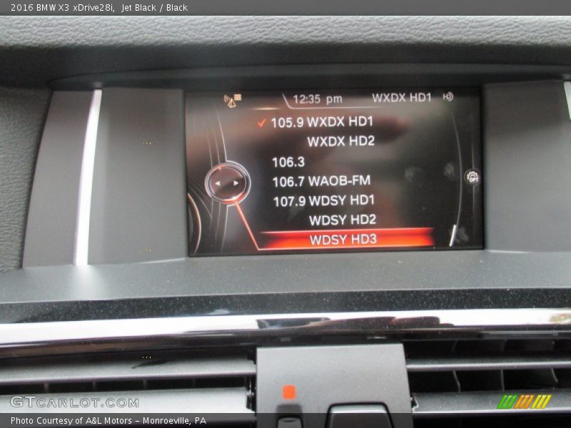 Jet Black / Black 2016 BMW X3 xDrive28i