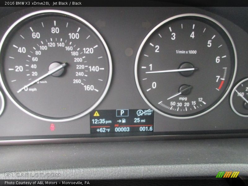 Jet Black / Black 2016 BMW X3 xDrive28i