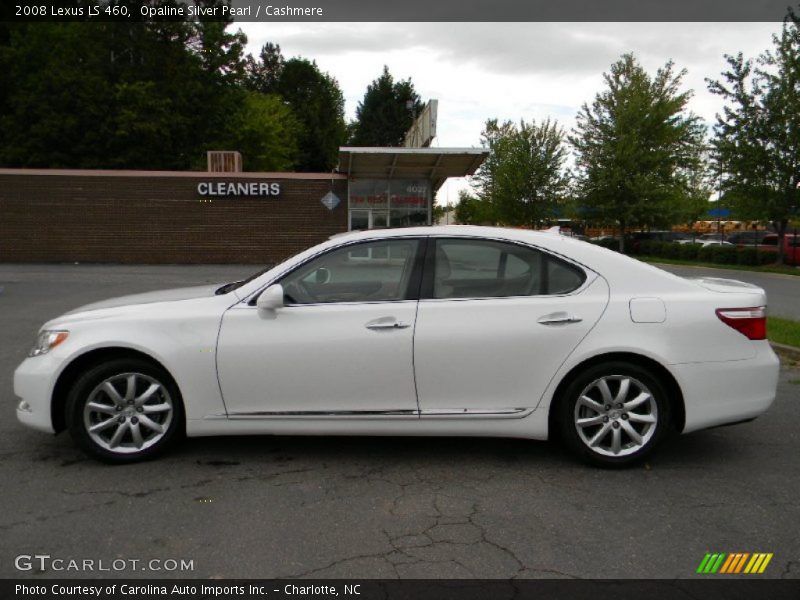 Opaline Silver Pearl / Cashmere 2008 Lexus LS 460