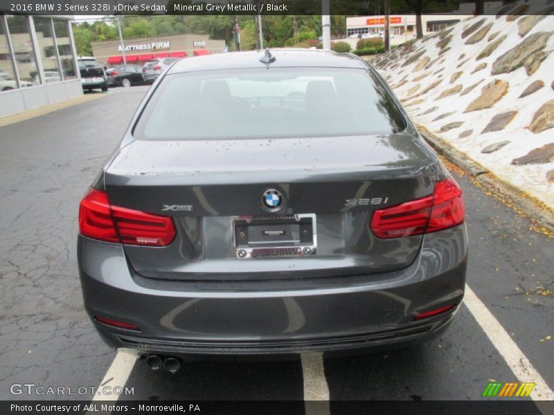 Mineral Grey Metallic / Black 2016 BMW 3 Series 328i xDrive Sedan