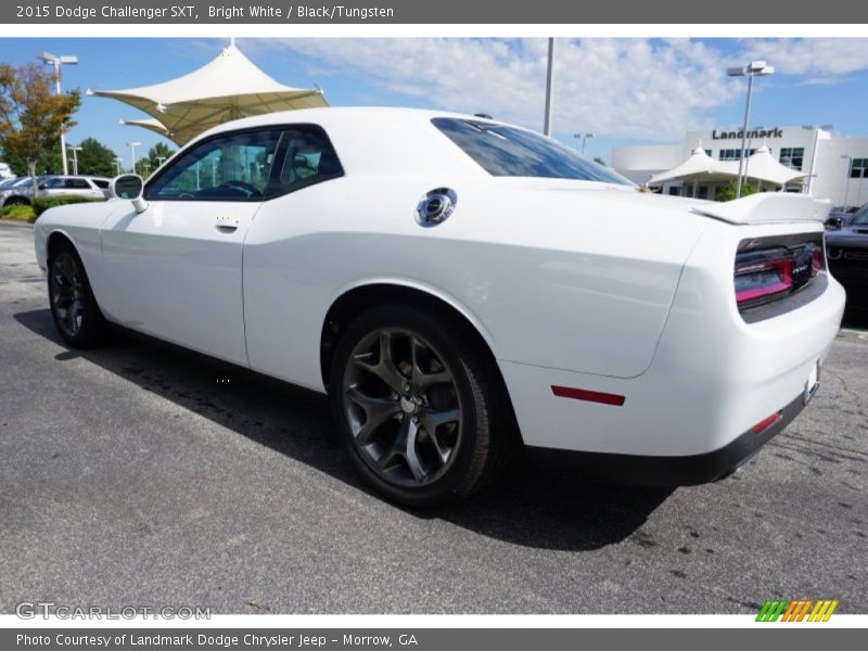 Bright White / Black/Tungsten 2015 Dodge Challenger SXT