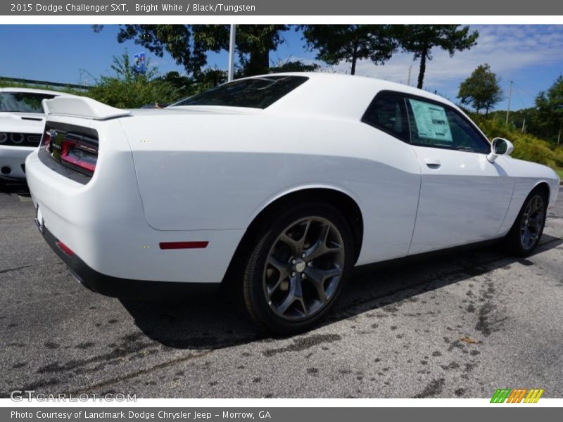 Bright White / Black/Tungsten 2015 Dodge Challenger SXT