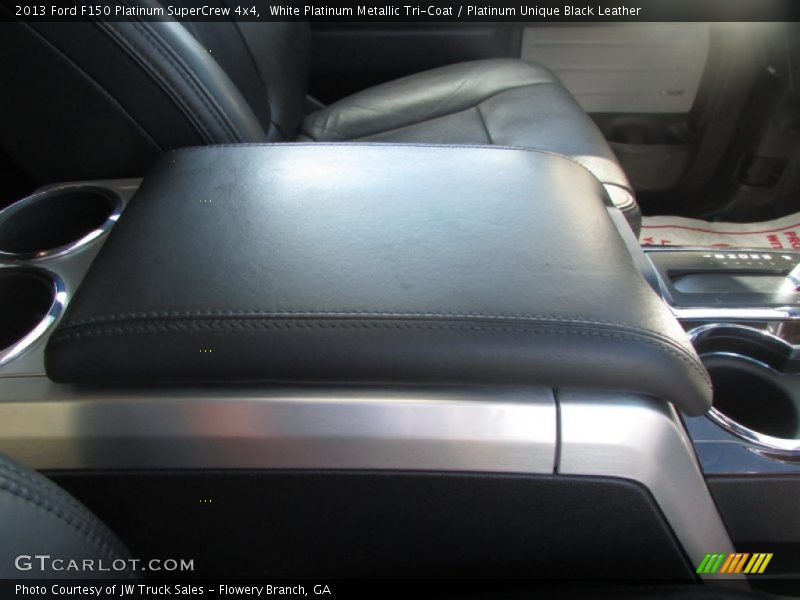 White Platinum Metallic Tri-Coat / Platinum Unique Black Leather 2013 Ford F150 Platinum SuperCrew 4x4