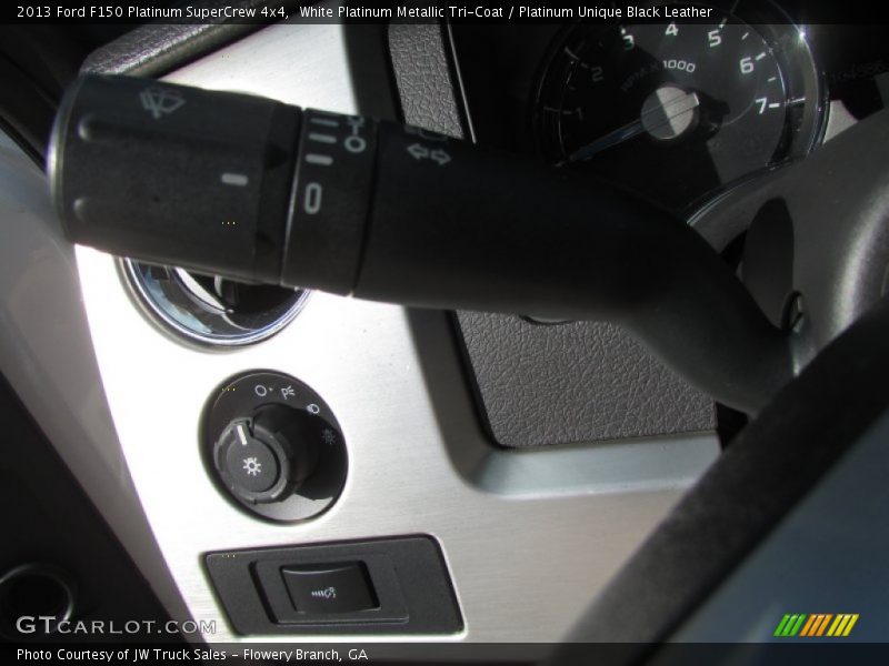 White Platinum Metallic Tri-Coat / Platinum Unique Black Leather 2013 Ford F150 Platinum SuperCrew 4x4