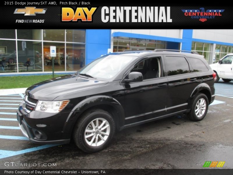 Pitch Black / Black 2015 Dodge Journey SXT AWD