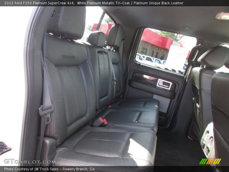 White Platinum Metallic Tri-Coat / Platinum Unique Black Leather 2013 Ford F150 Platinum SuperCrew 4x4