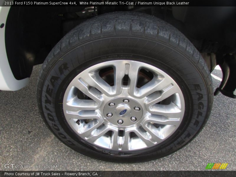 White Platinum Metallic Tri-Coat / Platinum Unique Black Leather 2013 Ford F150 Platinum SuperCrew 4x4