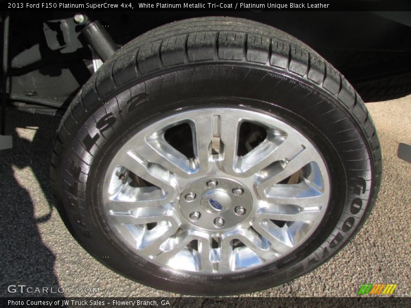 White Platinum Metallic Tri-Coat / Platinum Unique Black Leather 2013 Ford F150 Platinum SuperCrew 4x4