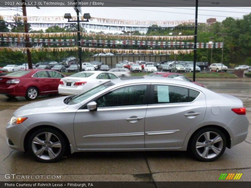 Silver Moon / Ebony 2013 Acura ILX 2.0L Technology