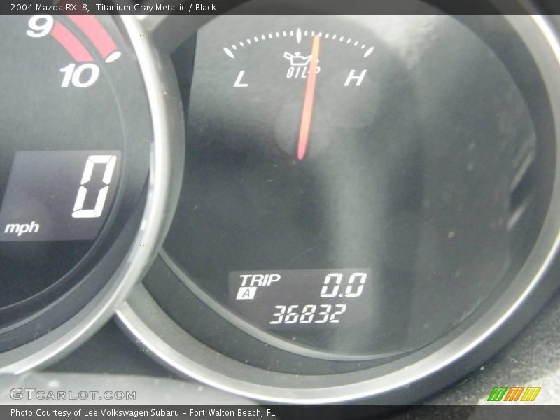 Titanium Gray Metallic / Black 2004 Mazda RX-8