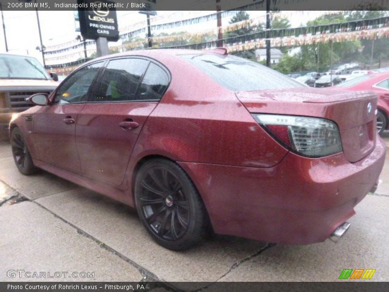 Indianapolis Red Metallic / Black 2006 BMW M5