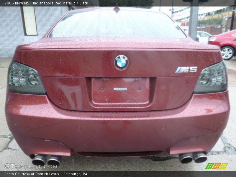 Indianapolis Red Metallic / Black 2006 BMW M5
