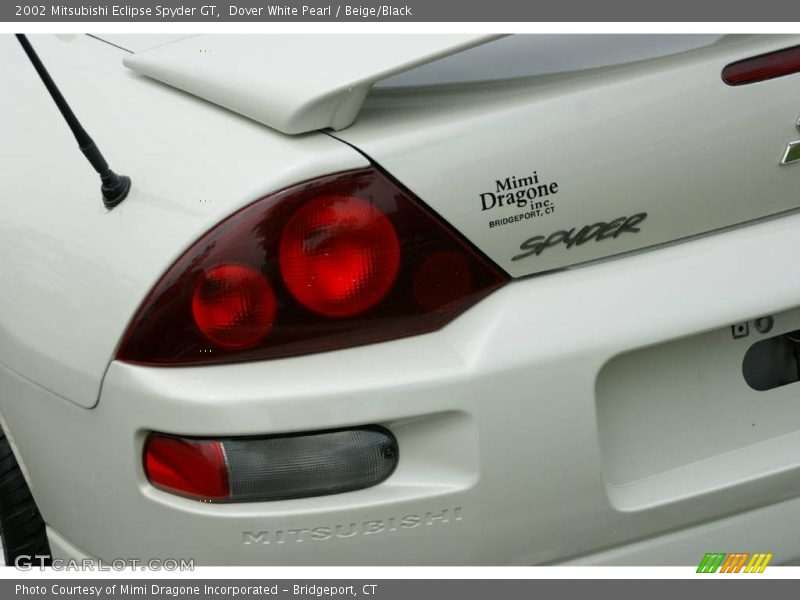 Dover White Pearl / Beige/Black 2002 Mitsubishi Eclipse Spyder GT